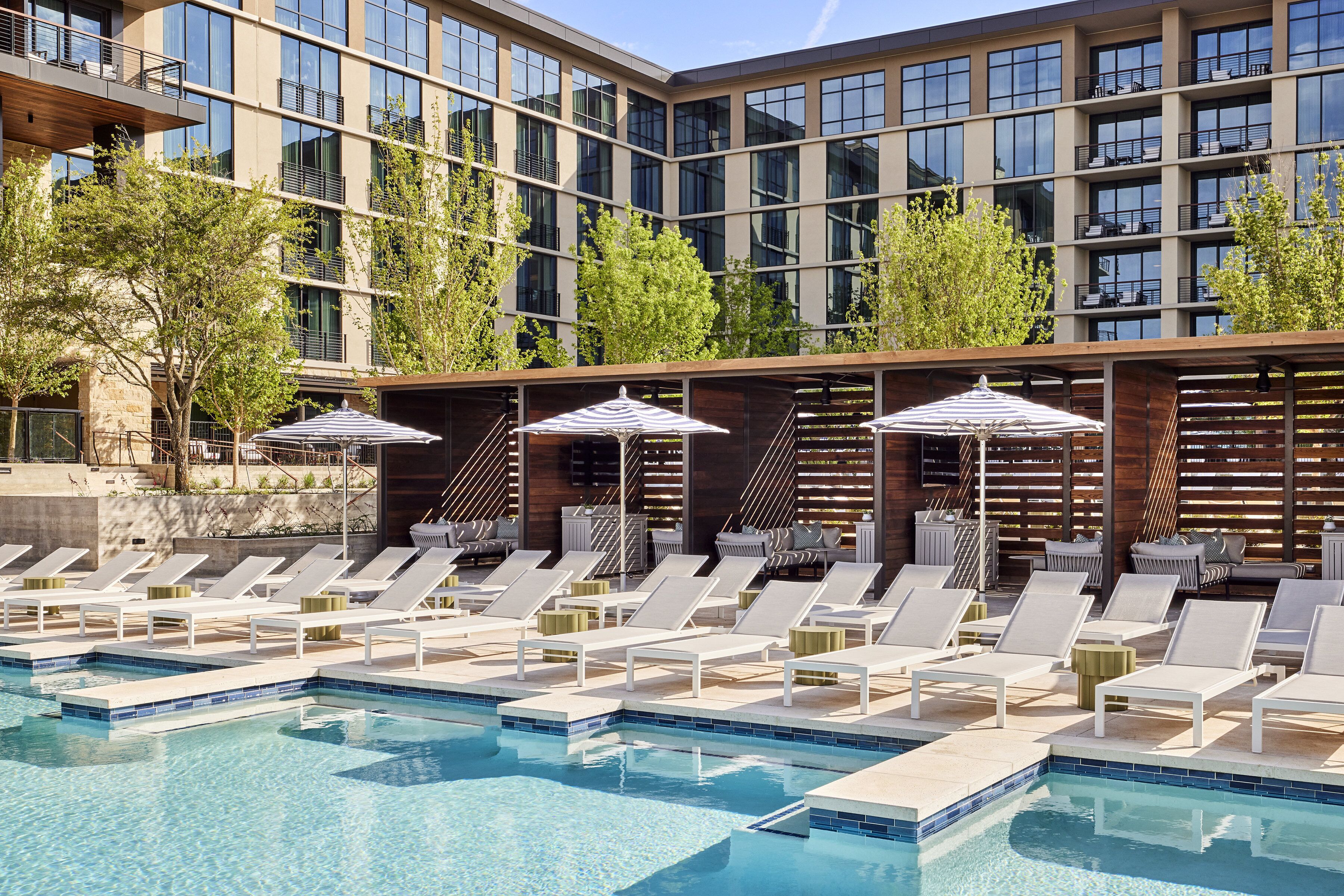 4 outdoor pools, open 11:00 AM to 7:00 PM, cabanas (surcharge)