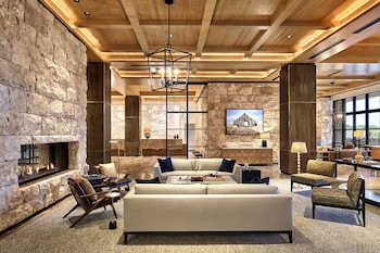 Hotel entrance and lobby at Omni PGA Frisco Resort & Spa