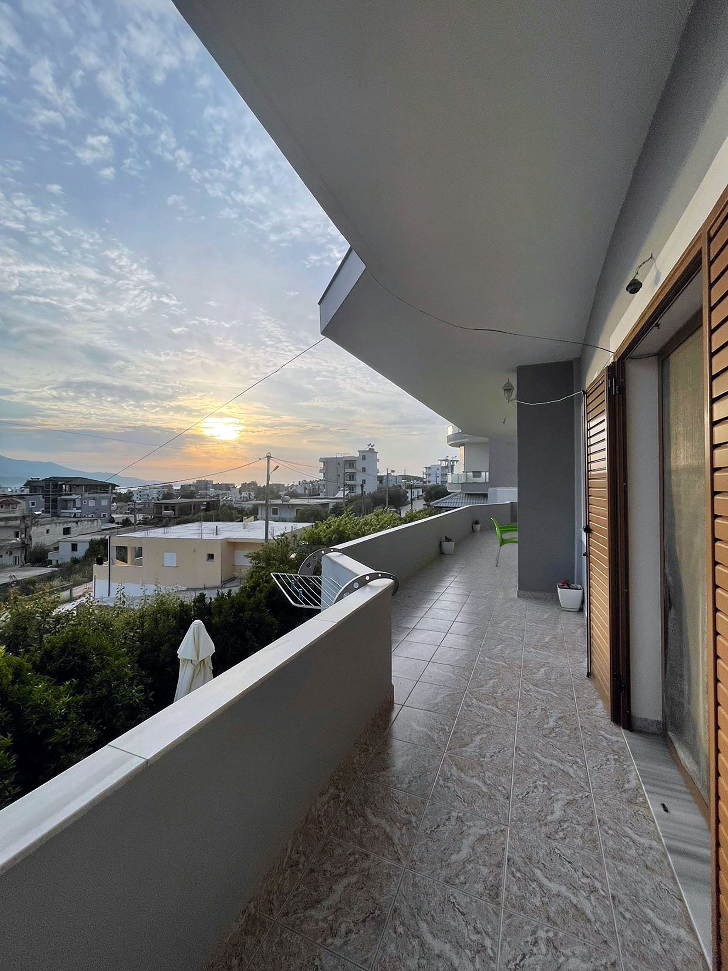 Uitzicht vanaf balkon