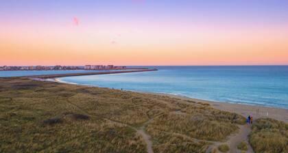"Ocean Sunset" Ostseeurlaub mit 3 Gehminuten zum Strand, Kamin und Meerblick