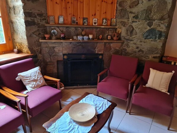 Casa | Sala de estar | Chimenea