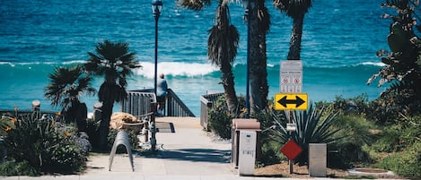 Una spiaggia nelle vicinanze