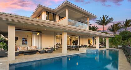 Ocean View Villa w/ Pool, Game Room + More! Free Access to Mauna Lani Sport Club