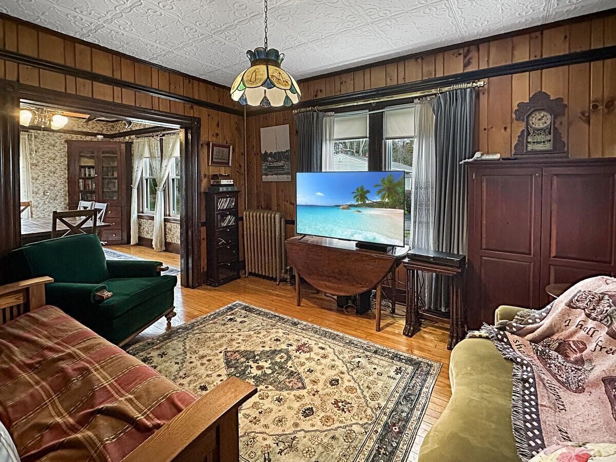 Hus, 2 queensize-senger (Kurtz Cottage) | Oppholdsområde