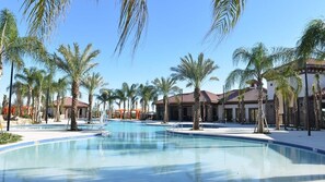 Una piscina riscaldata