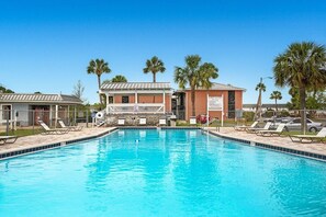 Una piscina climatizada