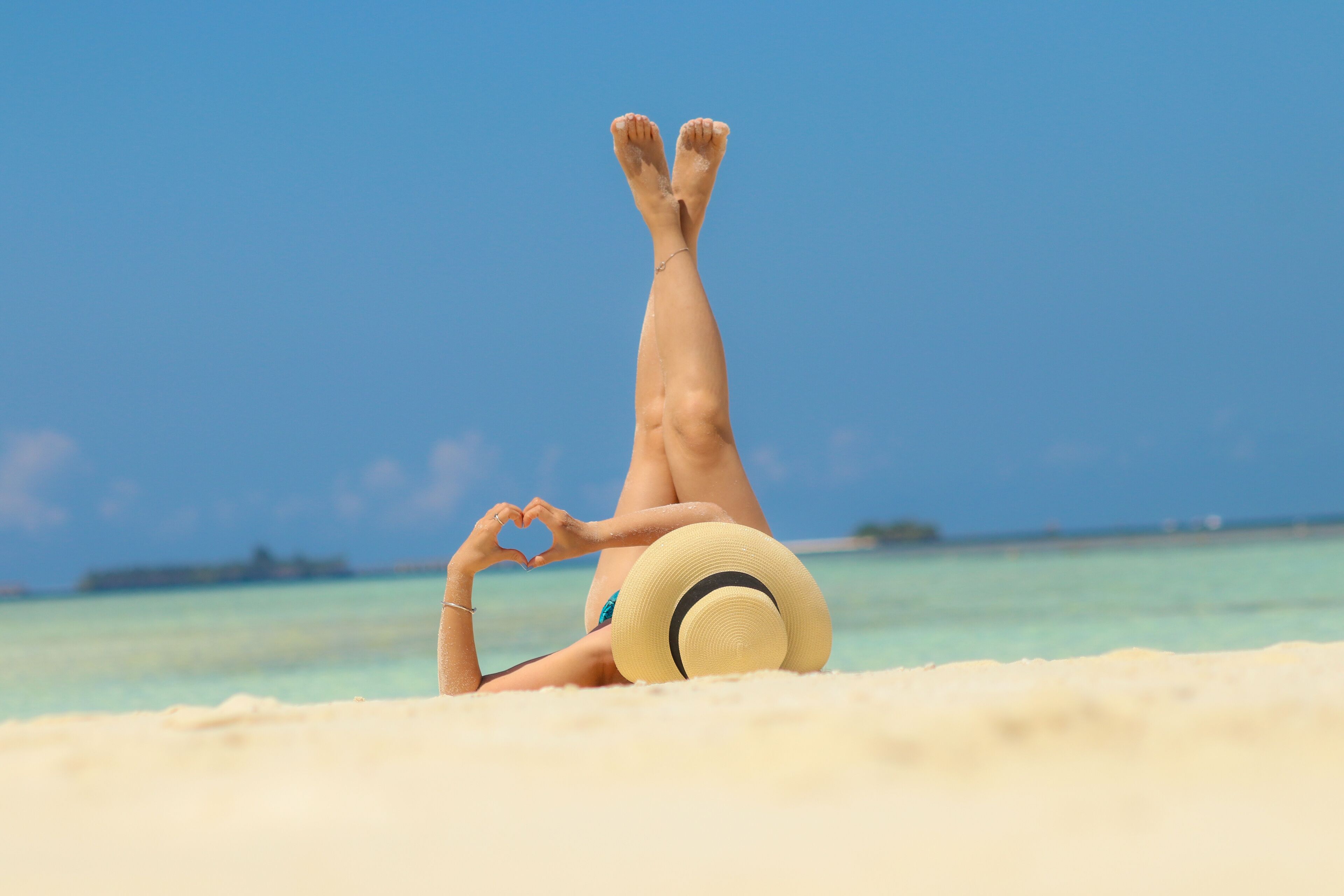 Private beach, white sand, free beach cabanas, sun loungers