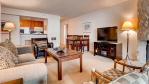 Living room - Evergreen 503, 2BD Condo Between Vail & Lionshead (Vail)