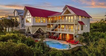 Family Beachfront Oasis ~ Great Ocean View ~ Pool