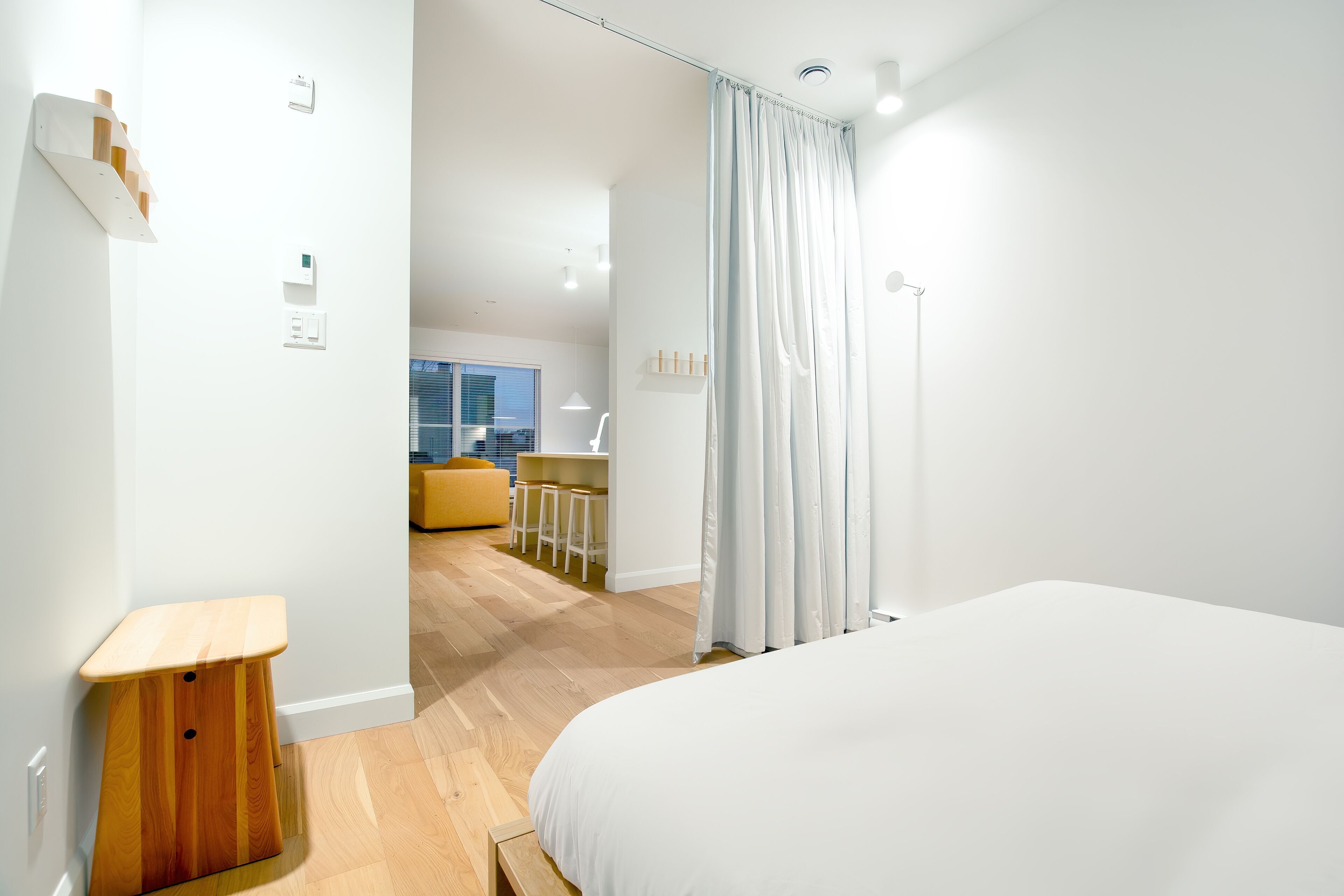 Blackout drapes, soundproofing, iron/ironing board, free WiFi