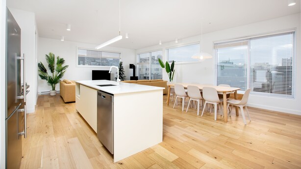 Loftsleilighet | Oppholdsområde