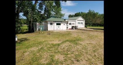 Hunting and Fishing Rental House on the edge of town.