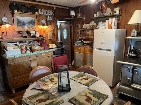 Breakfast area. Seymour Lake Lodge