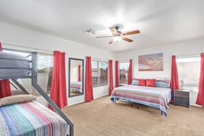5 bedrooms, iron/ironing board, free WiFi, bed sheets