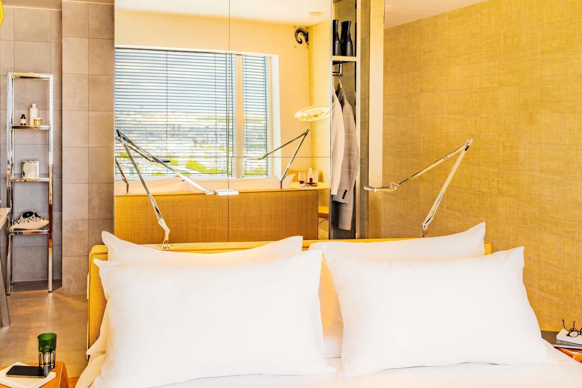 Premium bedding, pillowtop beds, in-room safe, desk