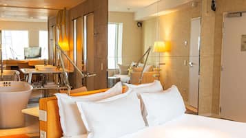 Suite Familiale, 1 très grand lit et 1 canapé-lit (Family) | Literie de qualité supérieure, surmatelas