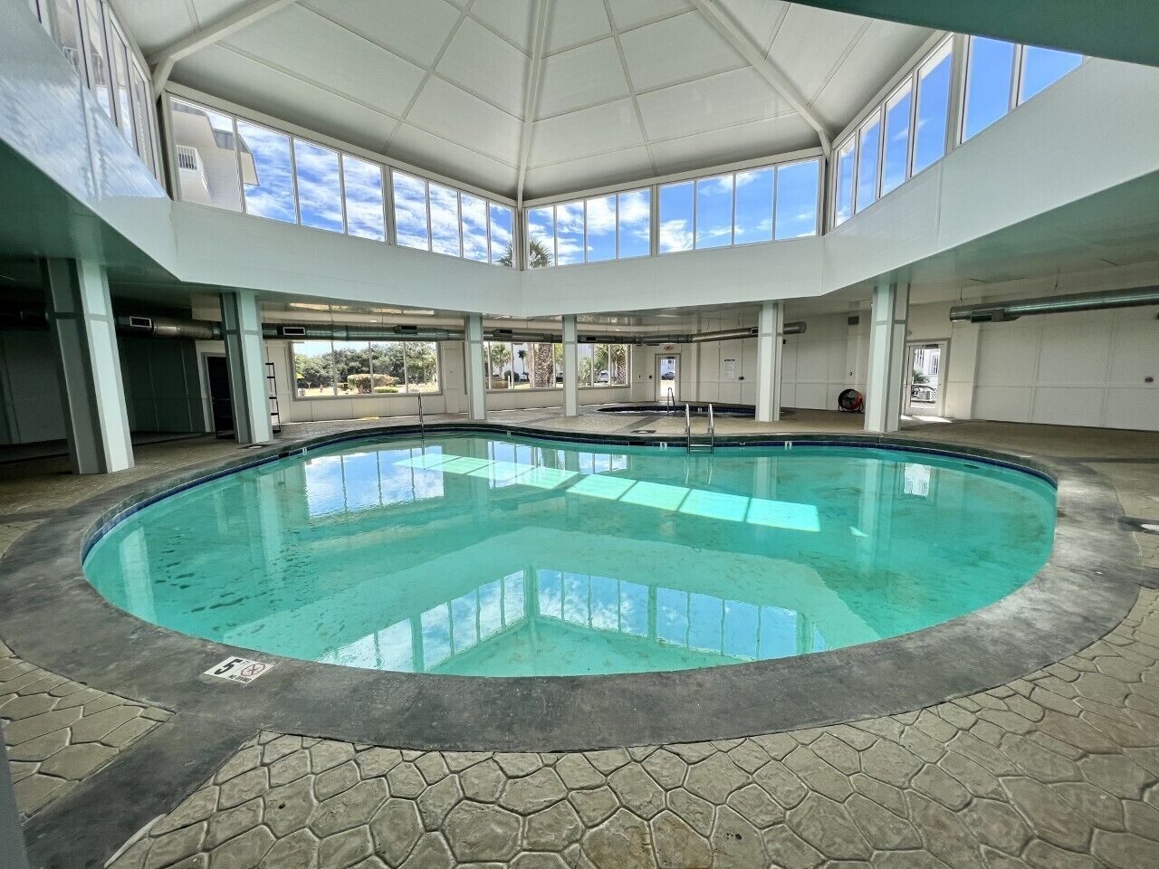 Indoor pool, a heated pool