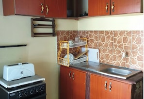 Fridge, microwave, freezer