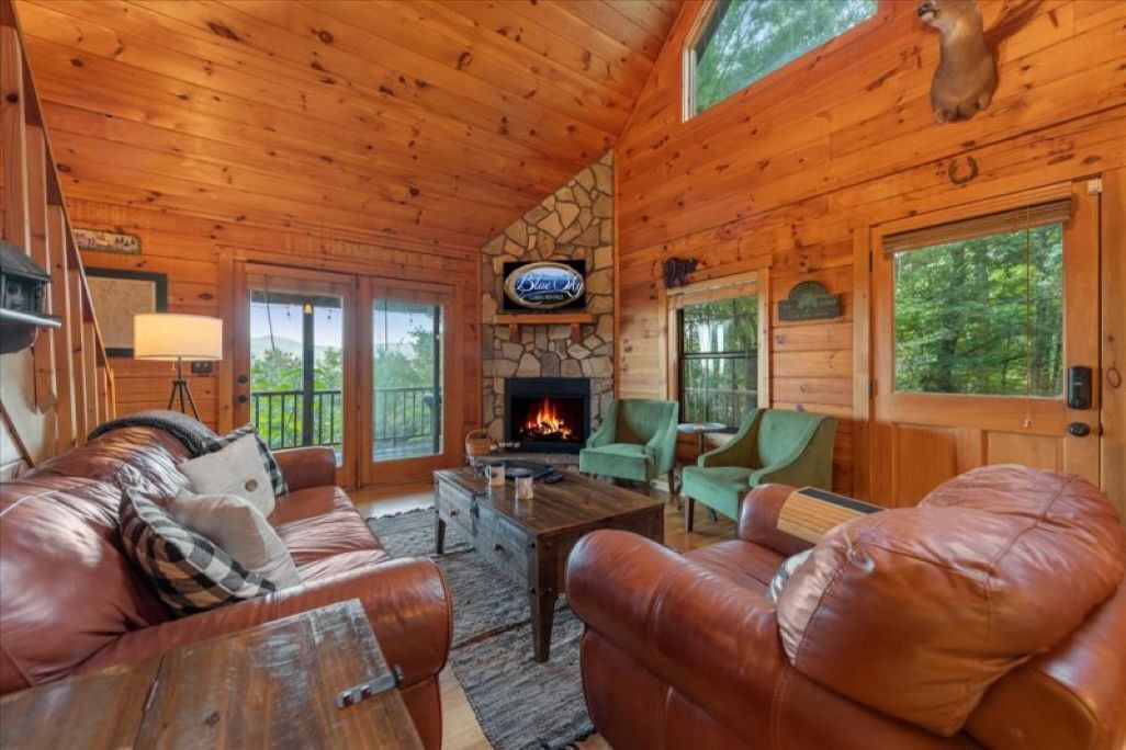 TV, fireplace, table football