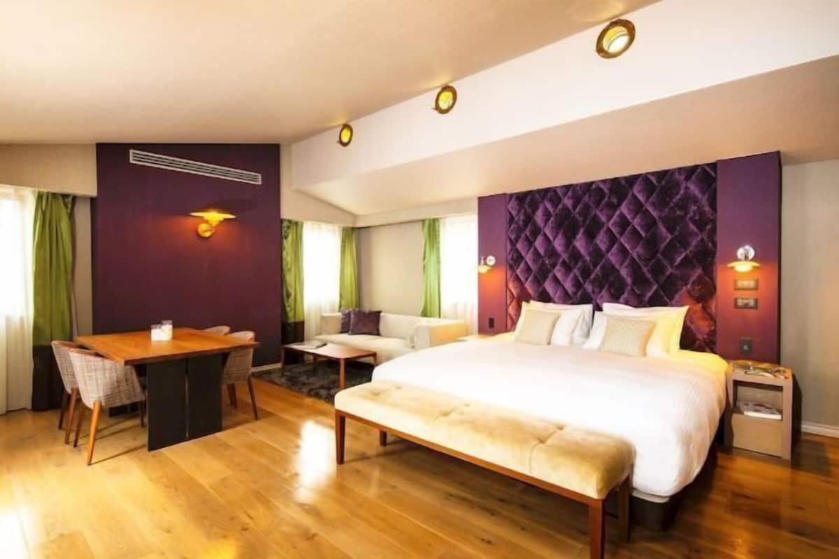 Literie de qualité supérieure, couette en duvet d'oie, minibar