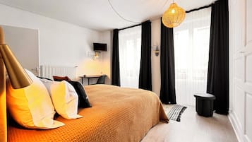 Comfort-herbergi með tvíbreiðu rúmi | Rúmföt af bestu gerð, dúnsængur, rúm með Select Comfort dýnum