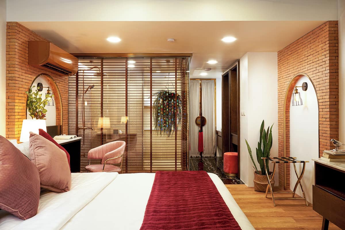 プレミアム スイート 2 ベッドルーム | セーフティボックス (室内)、防音設備、WiFi (無料)、ベッドシーツ