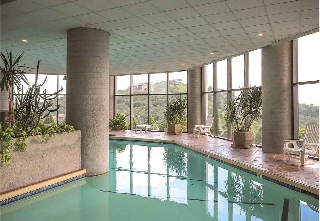 Indoor pool, a heated pool