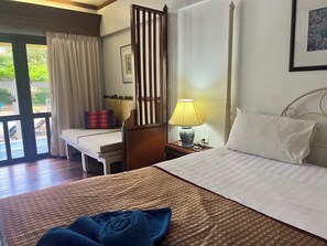 Superior Double Room, 1 King Bed, Non Smoking, Pool View | Terrace/patio - MW Krabi Beach Resort (Krabi)