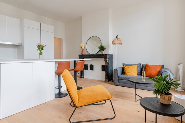 Deluxe Apartment | Living area - Brussels Center Royal (Brussels)