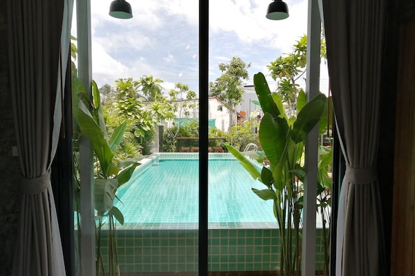 Standard Room, 1 King Bed, Poolside | View from room