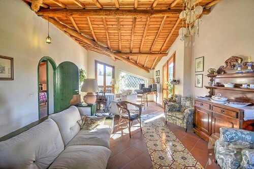 Villa With Large Garden Close to the Sea, Between Etna and Taormina