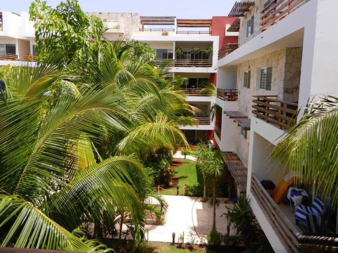 Apartamento, 2 quartos, sacada, vista para o jardim | Área da propriedade