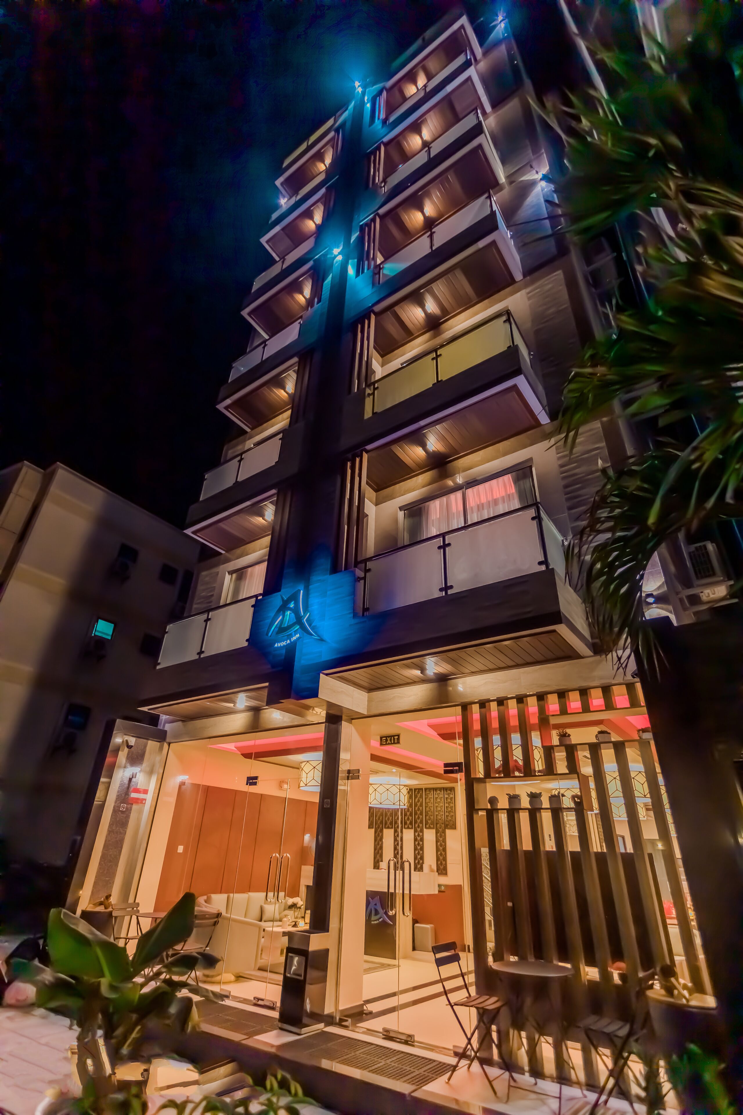 Façade de l’hébergement