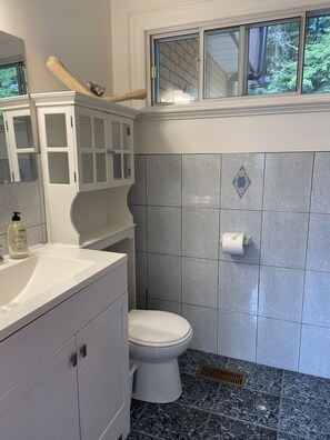 Combined shower/tub - Peaceful getaway just 2 min walk t the lake (Tiny Township)