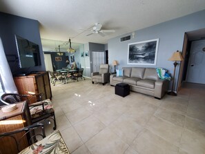 Smart TV, DVD player, books