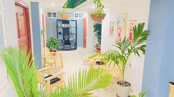 Living area - Hostal La Cigarra (Panama City)