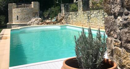 Apartment in renovated Chateau with private terrace.