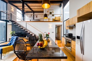 Luxury Penthouse with Terrace | Private kitchen | Fridge, microwave, stovetop, toaster - ULIV Condesa (Mexico City)