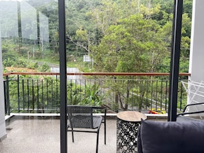 Duplex panorâmico, 2 quartos, vista para a montanha | Sacada