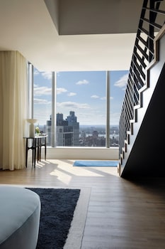 Penthouse, Multiple Beds (Penthouse King Suite) | Living area | 55-inch Smart TV with digital channels, TV, Netflix at Virgin Hotels New York City