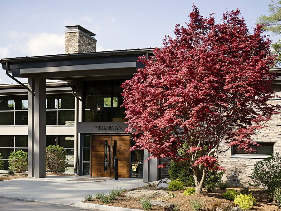 Majoituspaikan sisäänkäynti