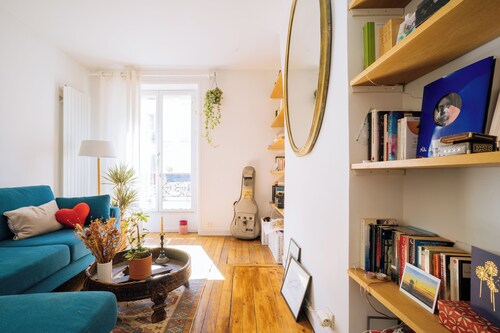 Spacious & Quirky 1BD flat 10 mins to Sacré Coeur