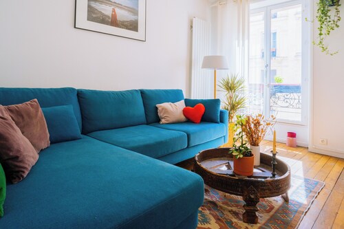Spacious & Quirky 1BD flat 10 mins to Sacré Coeur