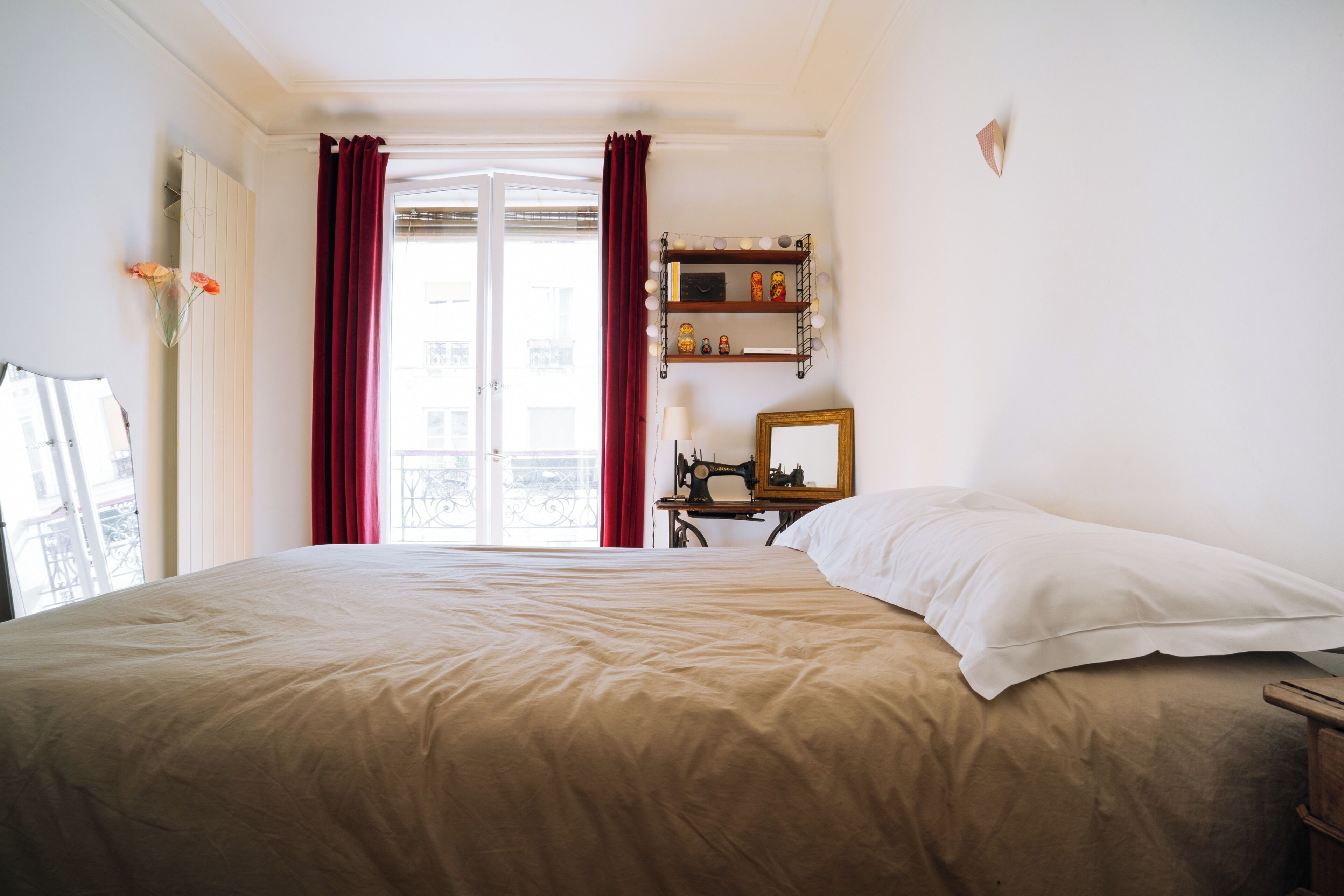 1 bedroom, internet, bed sheets