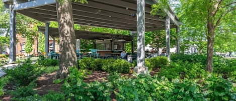 Enceinte de l’hébergement