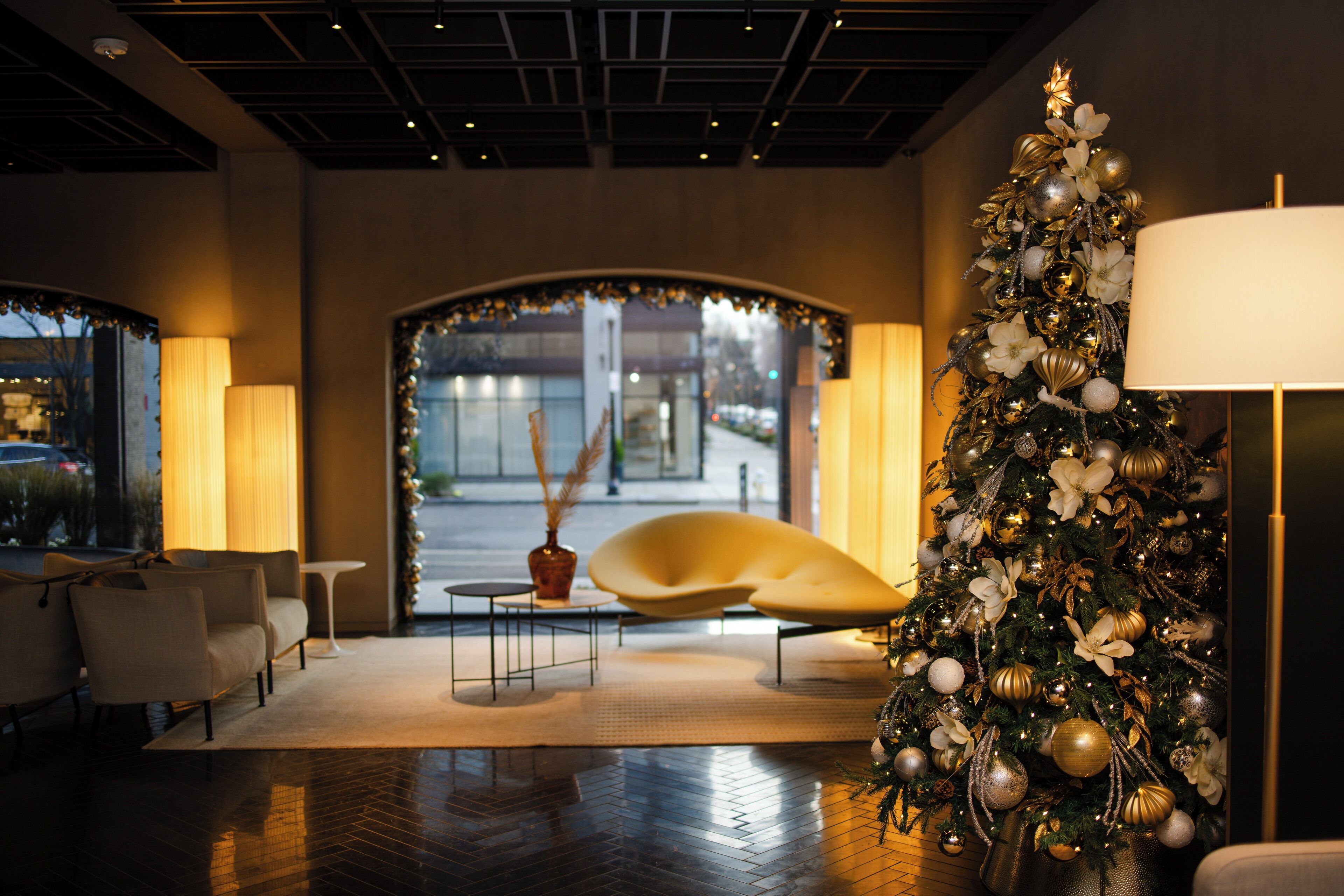 Sala de estar en el lobby