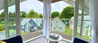 Contemporary 4-bedroom family villa, with private deck and balcony