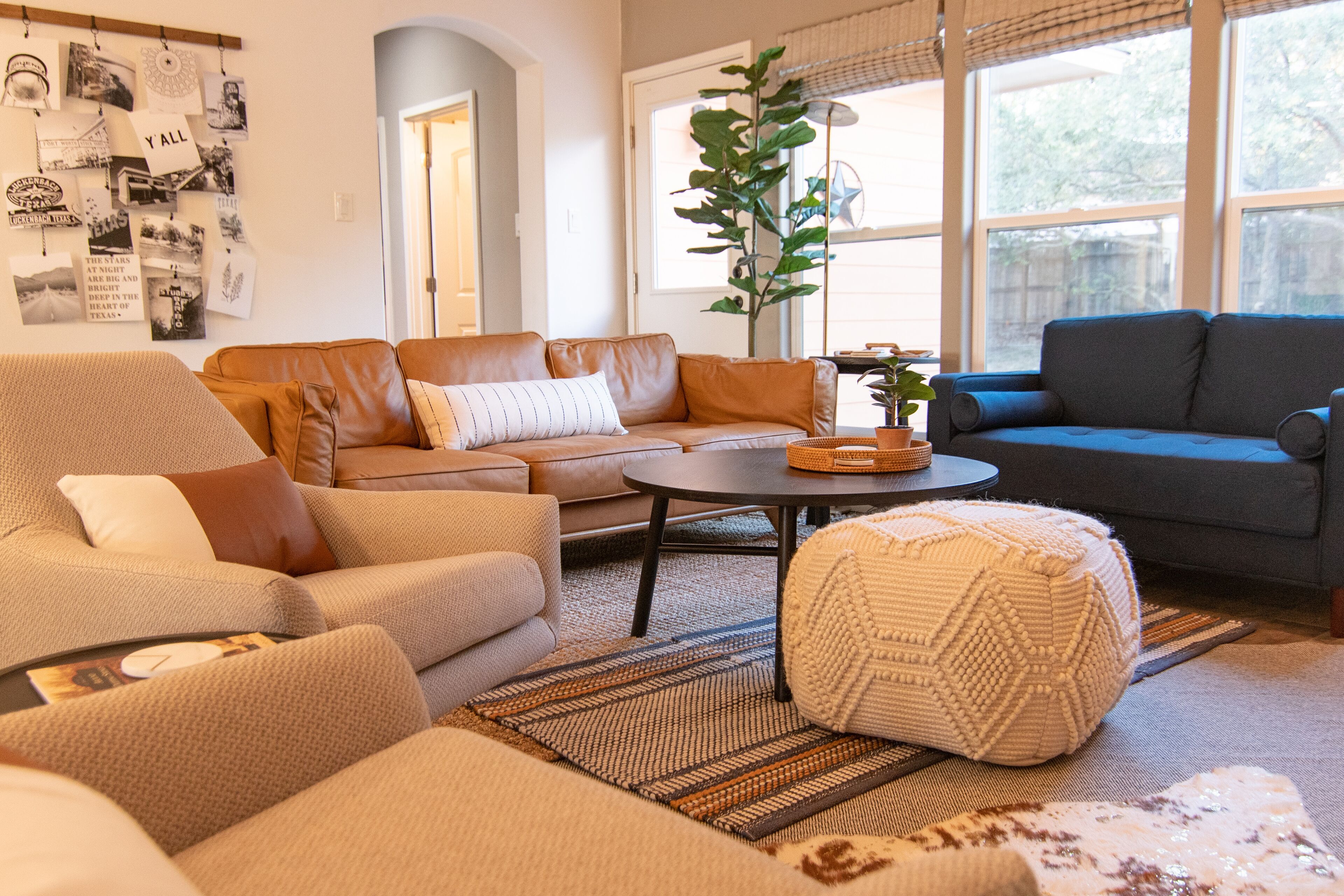 Living Room provides ample seating for conversation, games, or a movie.