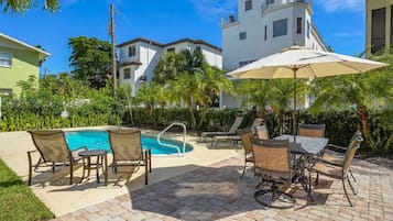 Townhome, Multiple Beds (Off the Hook) | Pool | Outdoor pool, pool umbrellas, sun loungers