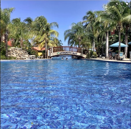 Outdoor pool, a heated pool. INFINITY BAY Building 1 Second Floor, No Resort Fee,